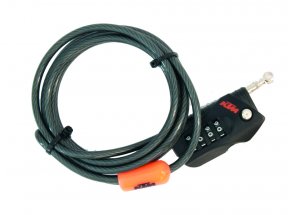 Zámek KTM Mini Cable Lock Code Black