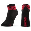 Ponožky KROSS RUBBLE LOW Black/red