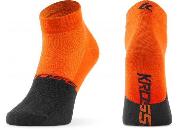 Ponožky KROSS ACTIVE MAN LOW Orange/grey