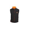 Fleecová vesta KTM Factory Team Work Vest Black/orange
