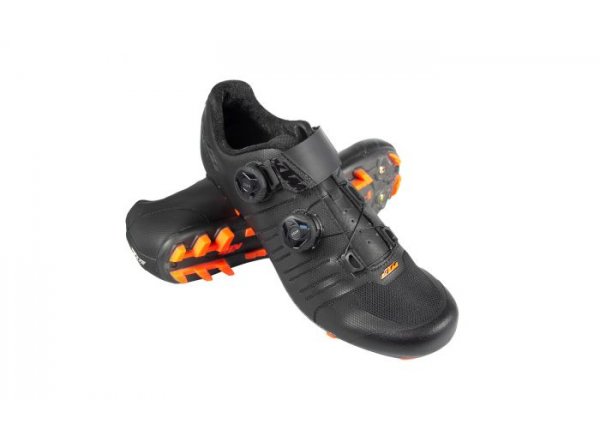 Cyklistické tretry KTM Factory Team Carbon 3D MTB Black/orange