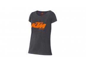 Dámské tričko KTM Factory Lady Grey/orange