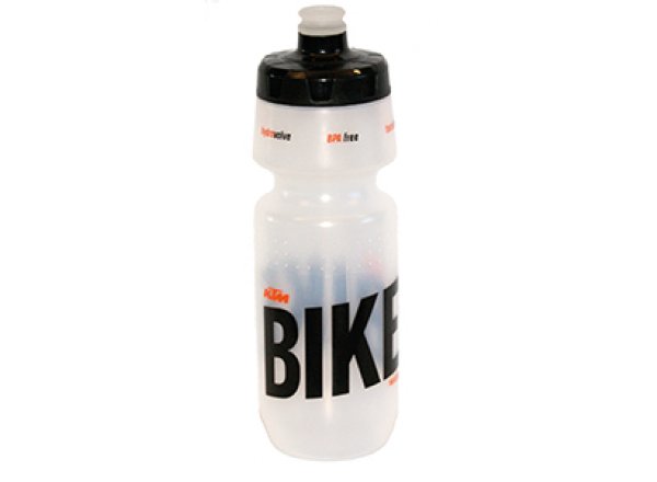 Láhev KTM BI hydravalve 750 ml Clear/Black/Orange