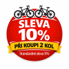 2 kola = 10%